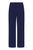 back view: jacquard knitted straight leg pant with drawstring elastic waist